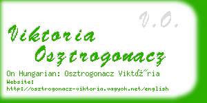 viktoria osztrogonacz business card